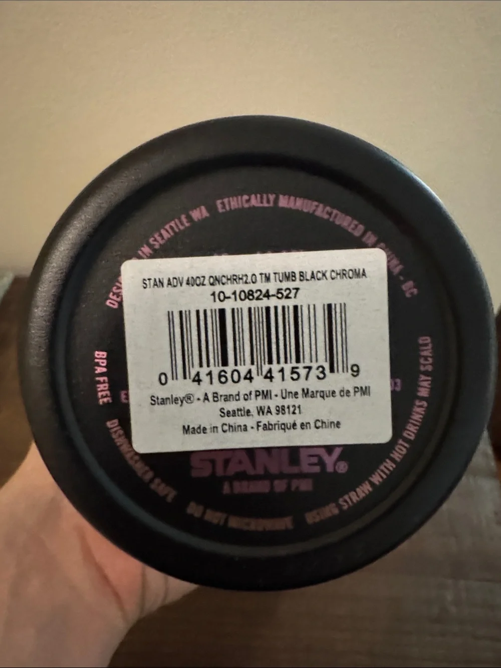 NWT Stanley 40oz The Flowstate Quencher H2.0 tumbler Black Chroma - Picture 9 of 9